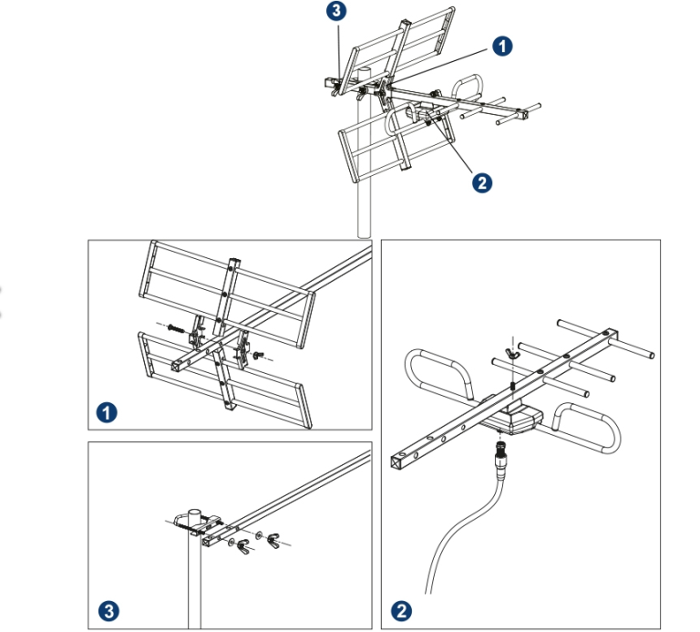 Κεραία  YAGI 8db 5G 21-48 EDISION - Image 4
