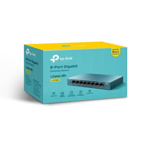 TP-Link LS108G v4.0, 8-Port 10/100/1000Mbps Desktop Switch