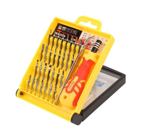 screwdriver set Jakemy JK-6032-A  32in1  CR-V  Yellow