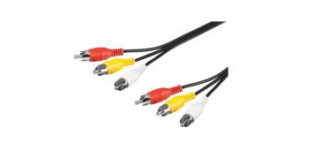 Καλωδίωση τριπλό RCA male σε τριπλό RCA male 10μ